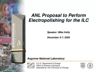 ANL Proposal to Perform Electropolishing for the ILC