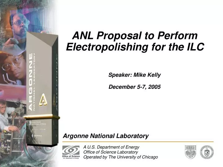 anl proposal to perform electropolishing for the ilc