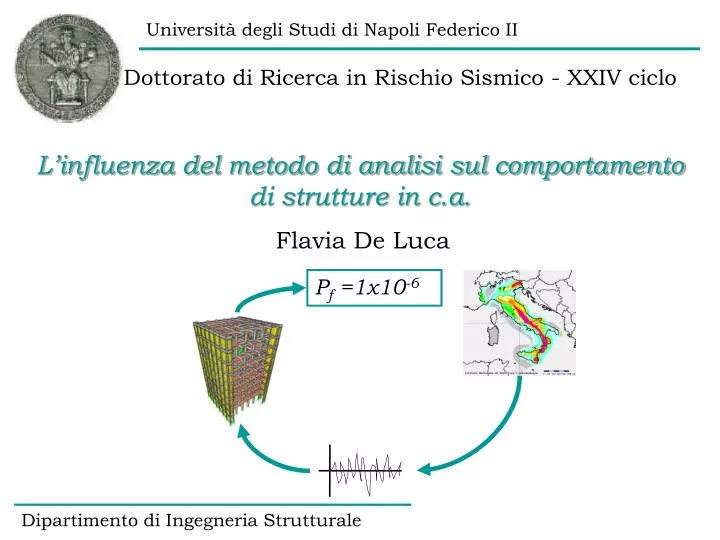 dottorato di ricerca in rischio sismico xxiv ciclo