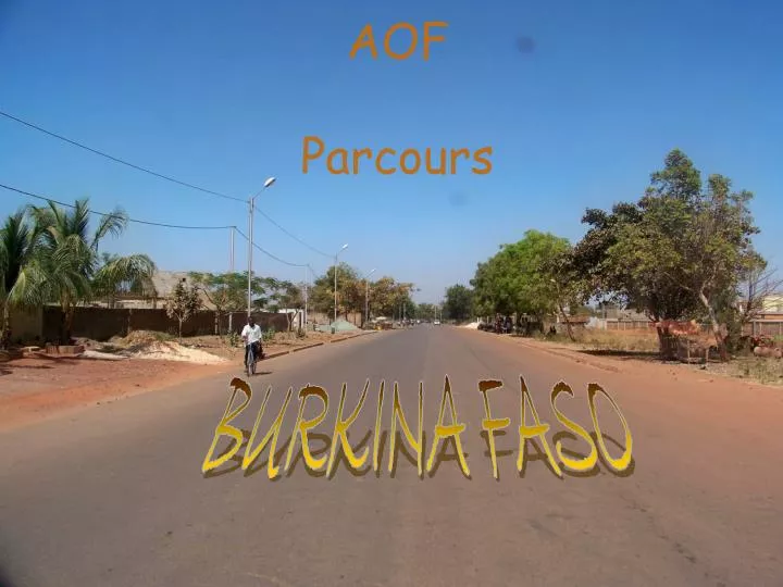 aof parcours