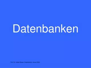 datenbanken