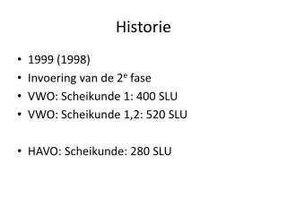 historie