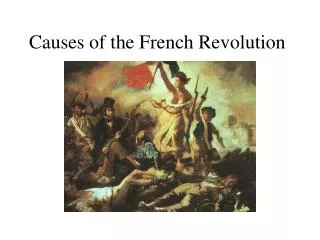 causes of the french revolution