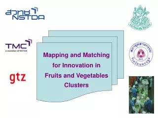 Mapping and Matching for Innovation in Fruits and Vegetables Clusters