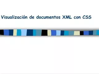 visualizaci n de documentos xml con css