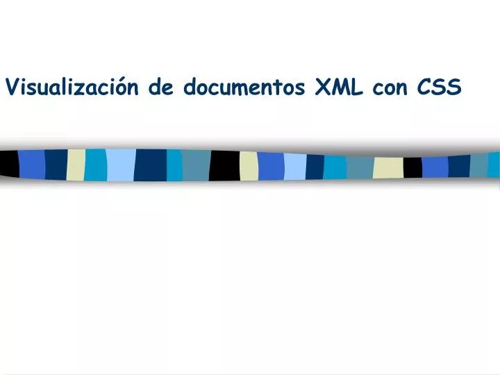 visualizaci n de documentos xml con css