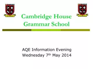 Cambridge House Grammar School