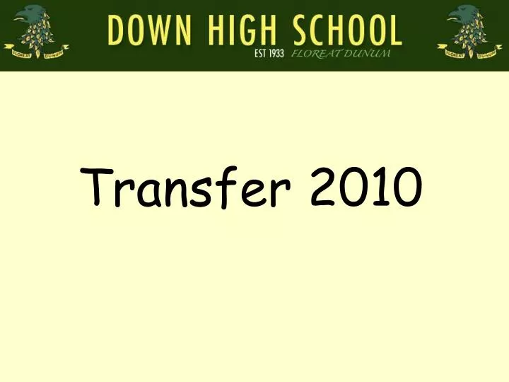 transfer 2010