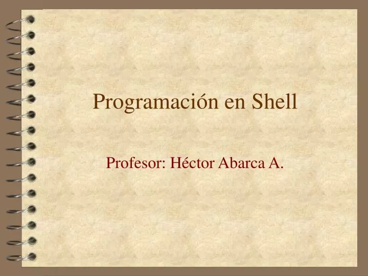 programaci n en shell