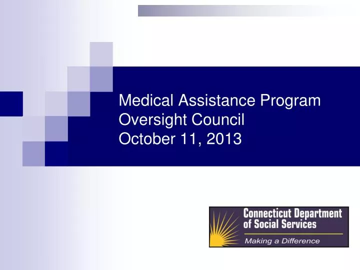 medical assistance program oversight council october 11 2013