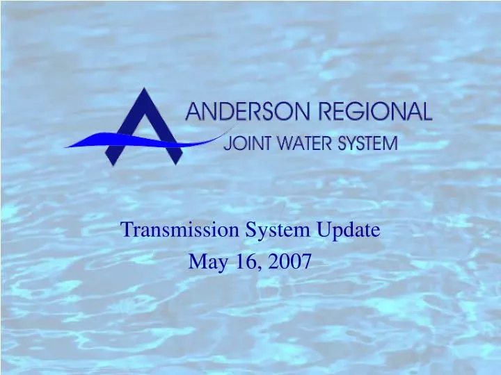 transmission system update may 16 2007