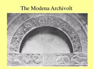 The Modena Archivolt