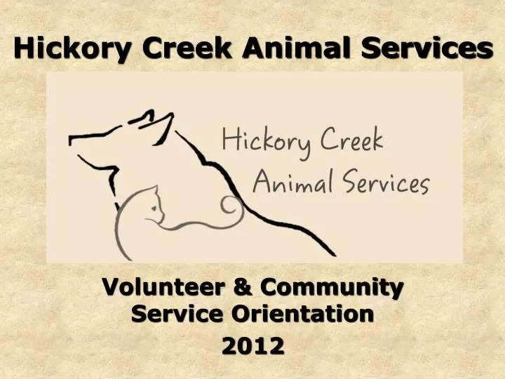 hickory creek animal services