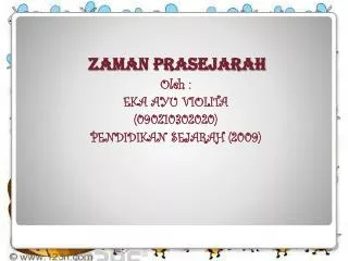 zaman prasejarah