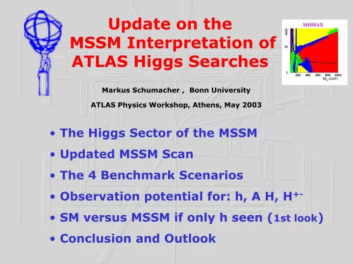 update on the mssm interpretation of atlas higgs searches