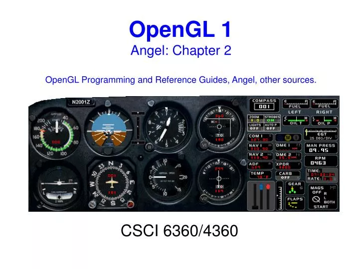opengl 1 angel chapter 2 opengl programming and reference guides angel other sources