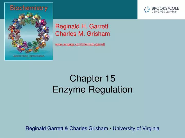 chapter 15 enzyme regulation