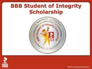 BBB Student of Integrity Scholarship