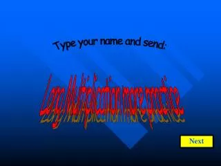 Type your name and send: