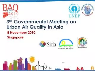 3 rd Governmental Meeting on Urban Air Quality in Asia