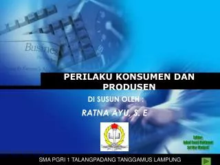 perilaku konsumen dan produsen