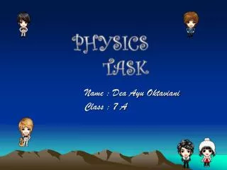 PHYSICS TASK