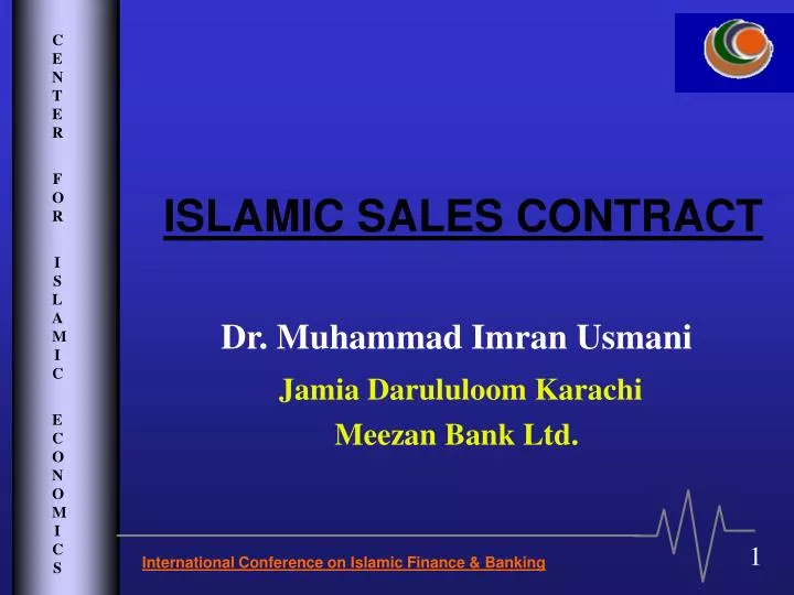 islamic sales contract