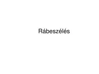 r besz l s