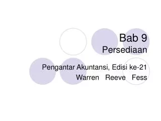 bab 9 persediaan