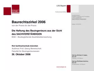 fachvereich bau