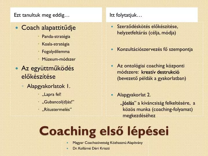 coaching els l p sei