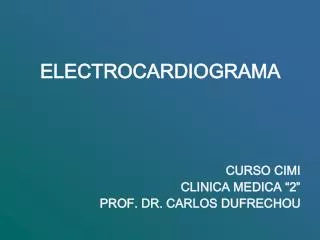 electrocardiograma