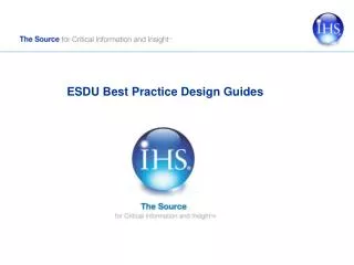 ESDU Best Practice Design Guides
