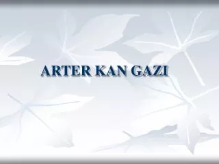 arter kan gazi