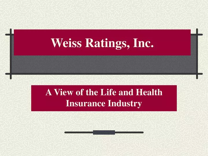 weiss ratings inc