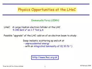 From the LHC to a Future Collider