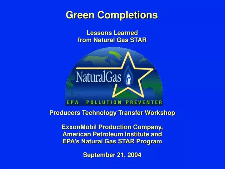 green completions