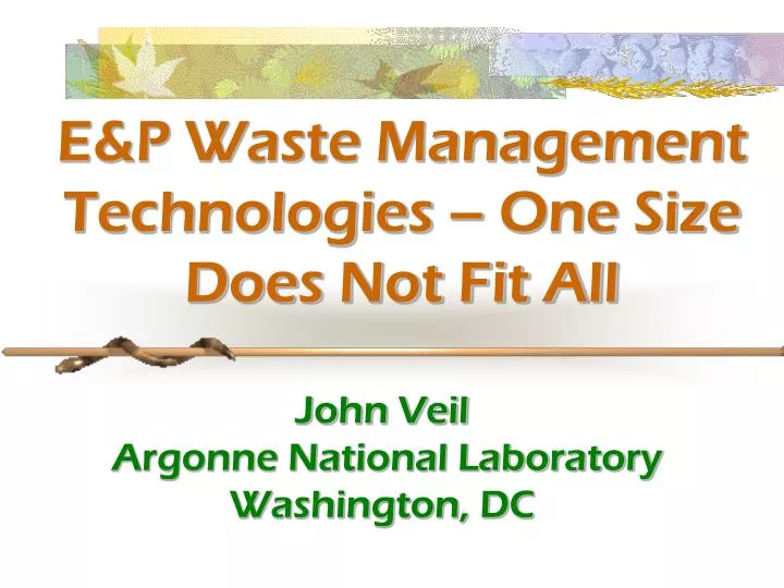 e p waste management technologies one size does not fit all