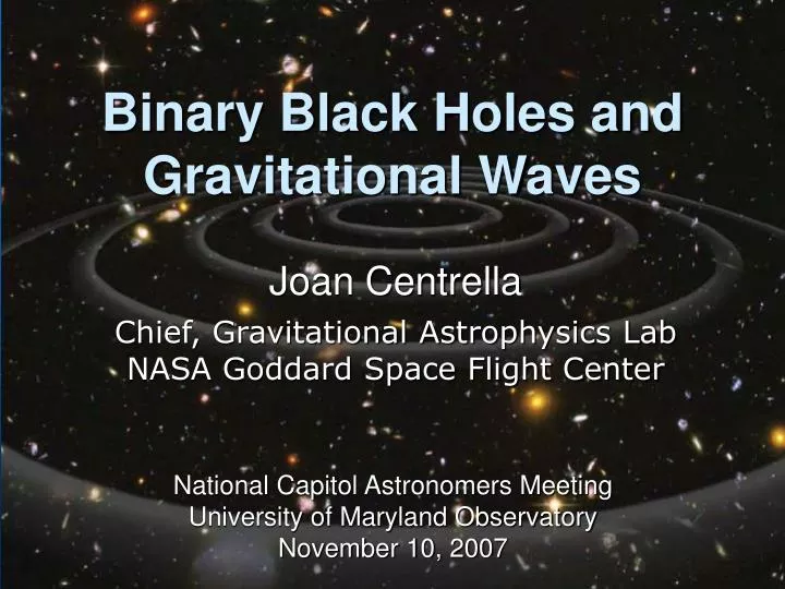 binary black holes and gravitational waves