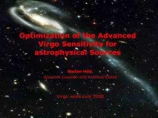 Optimization of the Advanced Virgo Sensitivity for astrophysical Sources