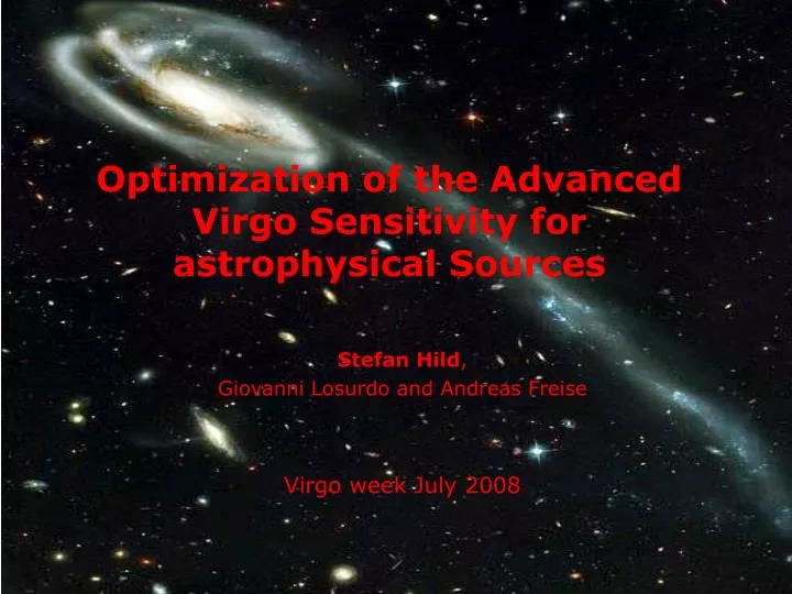 optimization of the advanced virgo sensitivity for astrophysical sources