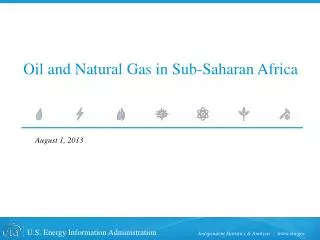Oil and Natural Gas in Sub-Saharan Africa