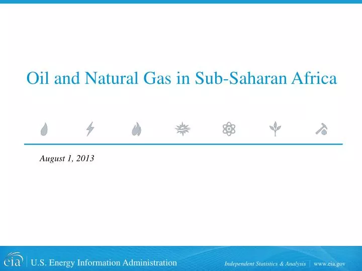 oil and natural gas in sub saharan africa
