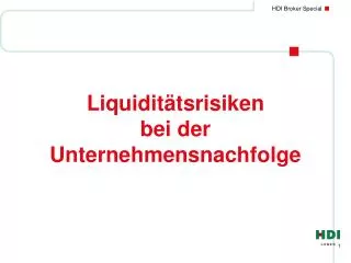 liquidit tsrisiken bei der unternehmensnachfolge