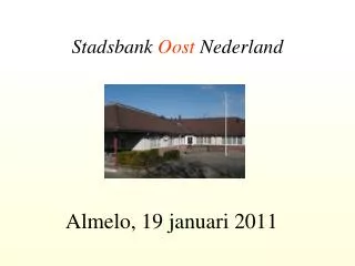 stadsbank oost nederland
