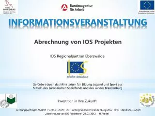 abrechnung von ios projekten