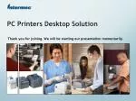 PC Printers Desktop Solution - slide 1