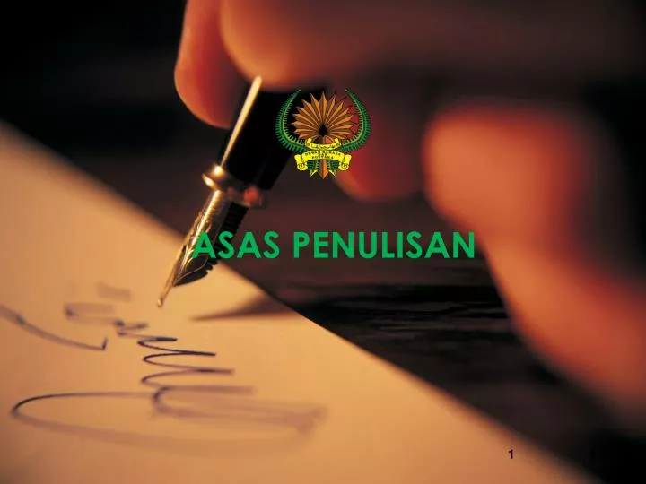 asas penulisan