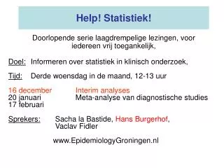help statistiek