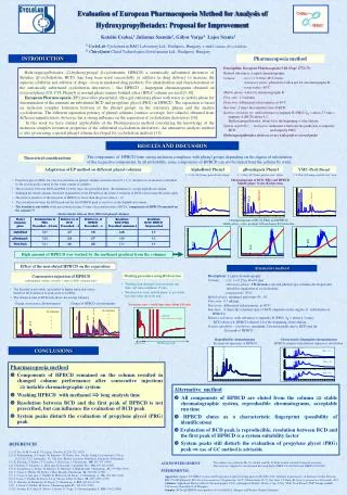 1 CycloLab Cyclodextrin R&amp;D Laboratory Ltd., Budapest, Hungary, e-mail : szeman .j @cyclolab.hu